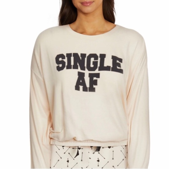 WILDFOX Single AF Two Piece Pajamas Set size Small NWT - Picture 4 of 10